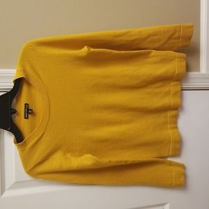 J. Crew Mercantile goldenrod sweater. Size XS